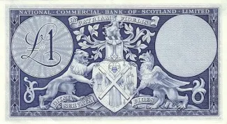 Scotland 1 Pound, 1959 reverse