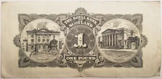 Scotland 1 Pound, 1964-1967 reverse