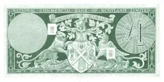 Scotland 1 Pound, 1968 reverse