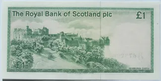 Scotland 1 Pound, 1982-1986 reverse