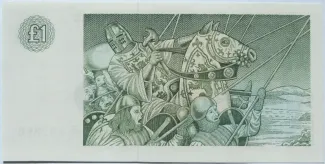 Scotland 1 Pound, 1982-1988 reverse