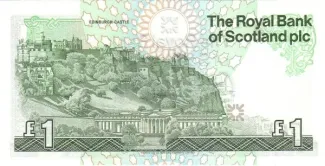 Scotland 1 Pound, 1987 reverse
