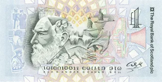 Scotland 1 Pound, 1997 P-359 reverse