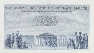 Scotland 20 Pounds, 1947-1958 reverse
