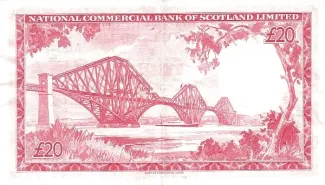 Scotland 20 Pounds, 1959-1967 reverse