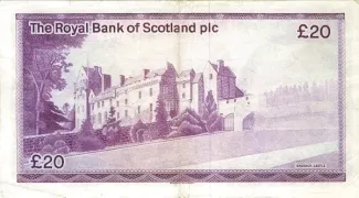 Scotland 20 Pounds, 1982-1985 reverse