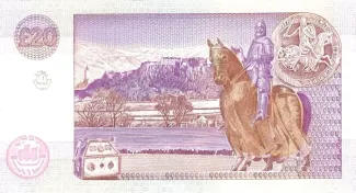 Scotland 20 Pounds, 1994-1996 reverse