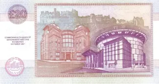 Scotland 20 Pounds, 1997 P-227 reverse