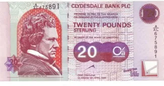 Scotland 20 Pounds, 1999 P-229 obverse