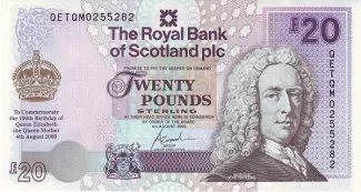 Scotland 20 Pounds, 2000 P-361 obverse