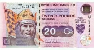 Scotland 20 Pounds, 2006 P-229 obverse