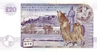Scotland 20 Pounds, 2006 P-229 reverse