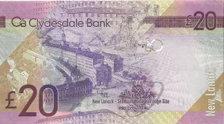 Scotland 20 Pounds, 2009-2015 reverse