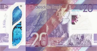 Scotland 20 Pounds, 2019 reverse