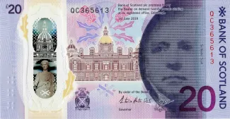 Scotland 20 Pounds, 2019 obverse