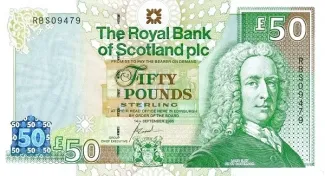 Scotland 50 Pounds, 2005 P-366 obverse