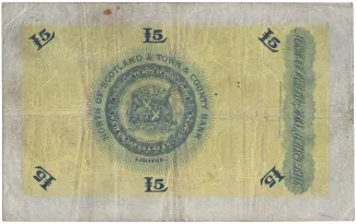 Scotland 5 Pounds, 1910-1921 reverse