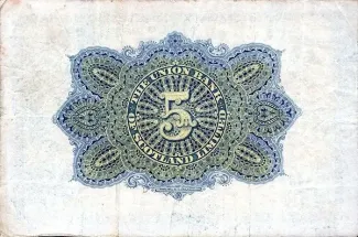 Scotland 5 Pounds, 1921-1949 reverse