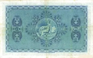 Scotland 5 Pounds, 1935-1944 reverse