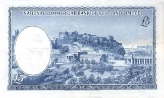 Scotland 5 Pounds, 1963-1968 reverse