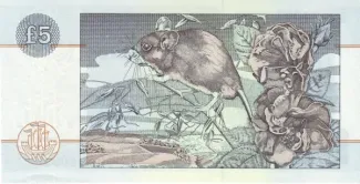Scotland 5 Pounds, 1996 P-224 reverse