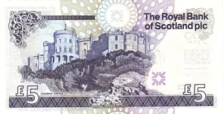 Scotland 5 Pounds, 2005 P-364 reverse
