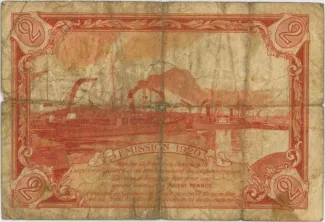 Seine-Maritime, Department of 2 Francs, 1920 reverse
