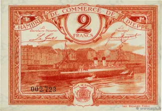 Seine-Maritime, Department of 2 Francs, 1920 image