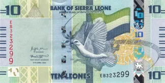 Sierra Leone 10 Leones, 2022 obverse