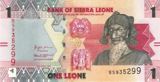 Sierra Leone 1 Leone, 2022 obverse