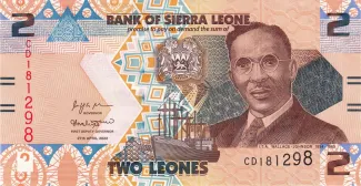Sierra Leone 2 Leones, 2022 obverse