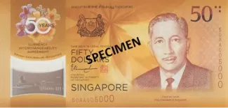 Singapore 50 Dollars, 2017 P-62 obverse