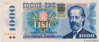 Slovakia 1.000 Korun, 1985 image