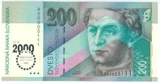 Slovakia 200 Kroner, 1995 P-37 obverse