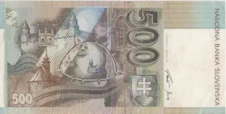 Slovakia 500 Korun, 1996 reverse