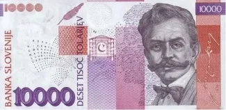 Slovenia 10.000 Tolarjev, 1994 obverse