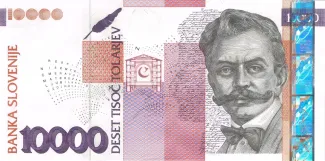 Slovenia 10.000 Tolarjev, 2000-2004 obverse