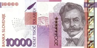 Slovenia 10,000 Tolarjev, 2003 P-30 obverse