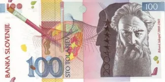 Slovenia 100 Tolarjev, 2003 P-28 obverse
