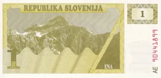 Slovenia 1 Tolar, 1990 obverse