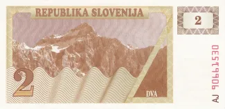 Slovenia 2 Tolarja, 1990 obverse