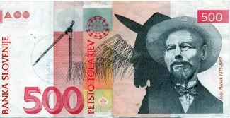 Slovenia 500 Tolarjev, 1992-2005 obverse
