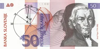 Slovenia 50 Tolarjev, 1992 obverse
