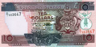 Solomon Islands 10 Dollars, 1996 image