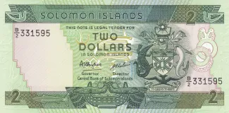 Solomon Islands 2 Dollars, 1986 image