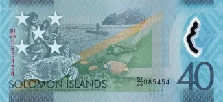 Solomon Islands 40 Dollars, 2018 P-37 reverse
