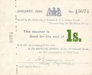 South Africa (pre-Union) 1 Shillings, 1900 obverse