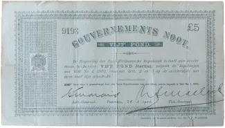 South Africa (pre-Union) 5 Pond, 1900 image