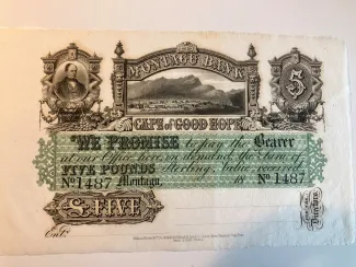 South Africa (pre-Union) 5 Pounds, 1861 image