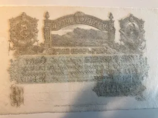 South Africa (pre-Union) 5 Pounds, 1860 reverse
